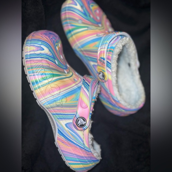 Crocs Adult Unisex Baya Lined Printed Clog Multicolor Size M-4 W-6 - Picture 11 of 14